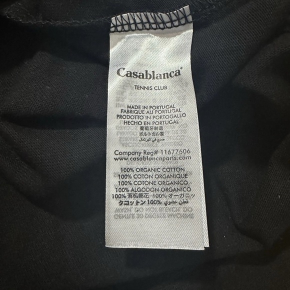 NWT Casablanca Tennis Club Graphic T Shirt Statue En Marbre Size XL Black - Picture 6 of 6